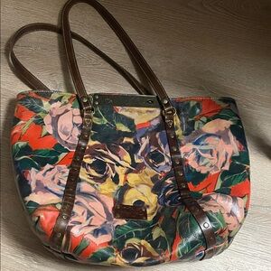 Patricia Nash Multicolor Floral Tote